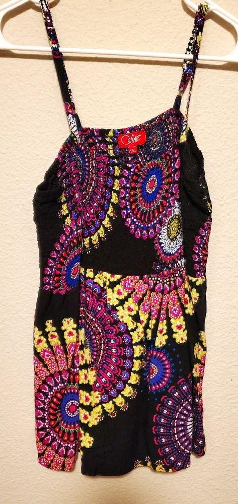 Hippie, mandala art tank top